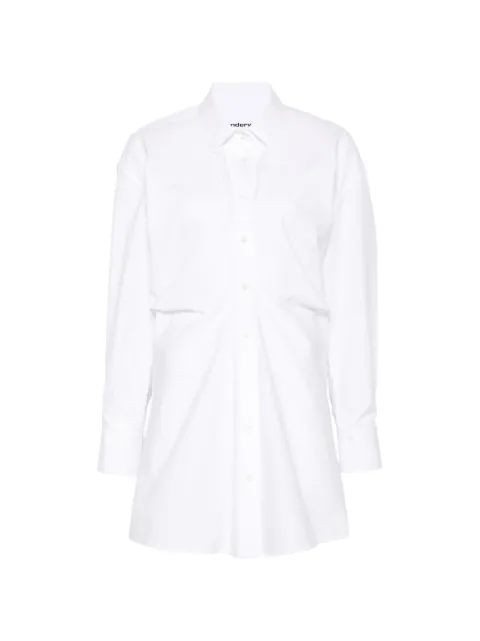 Alexander Wang gathered-detail shirt-style mini dress White 1WC2266951