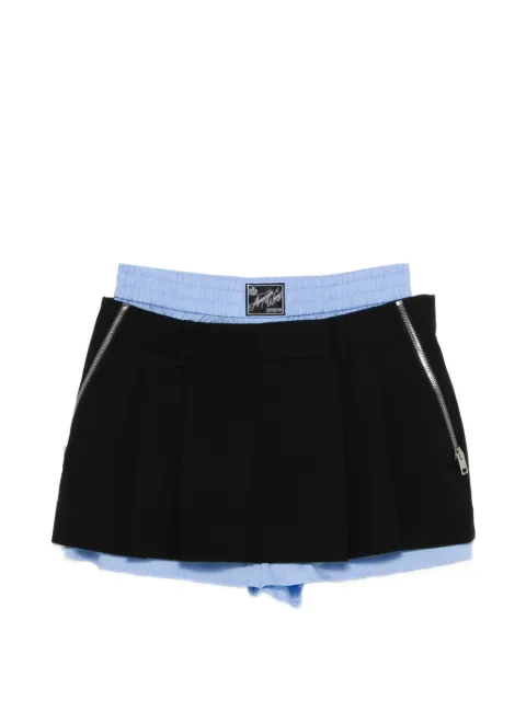 Alexander Wang tropical wool skorts Black 1WC2265410
