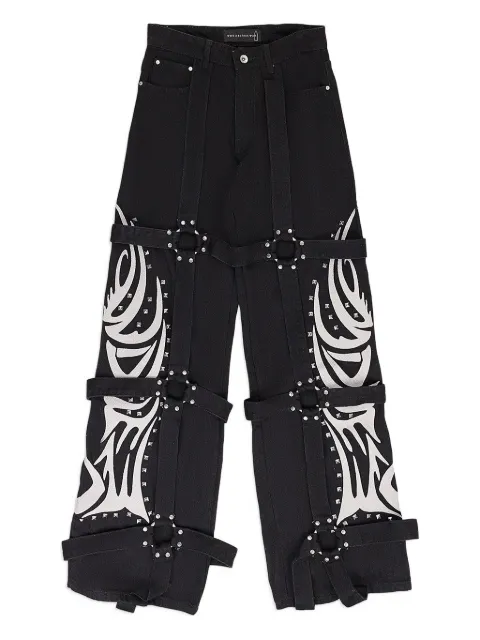 Who Decides War Winged jeans Black 3120320002SS24