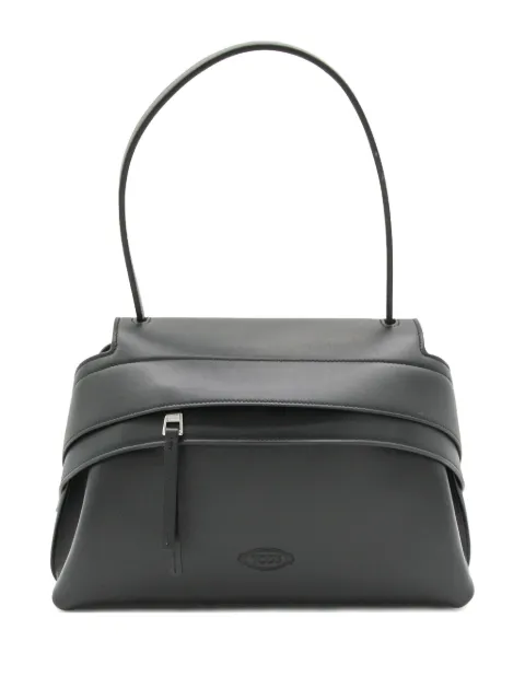 Tod's small Wave leather shoulder bag Black XBWWAVJ0200WPE