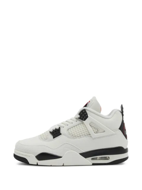 Jordan x Flight Club Air 4 grid-design sneakers White IM4002100