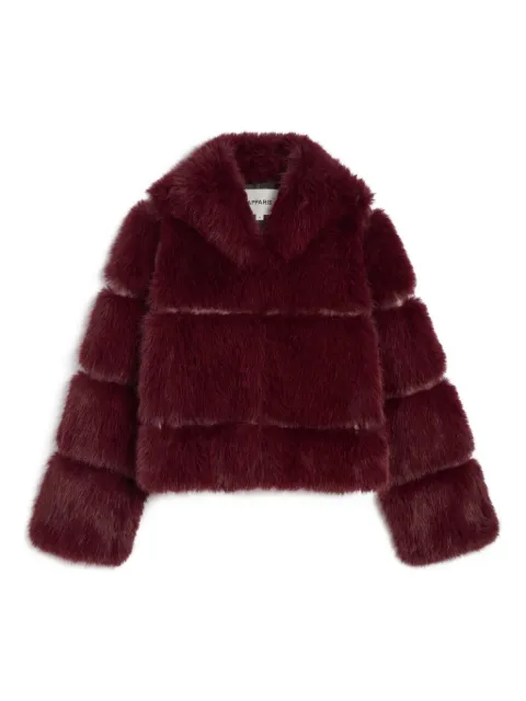 Apparis Sai collared-neckline coat Red SAISABLECOAT
