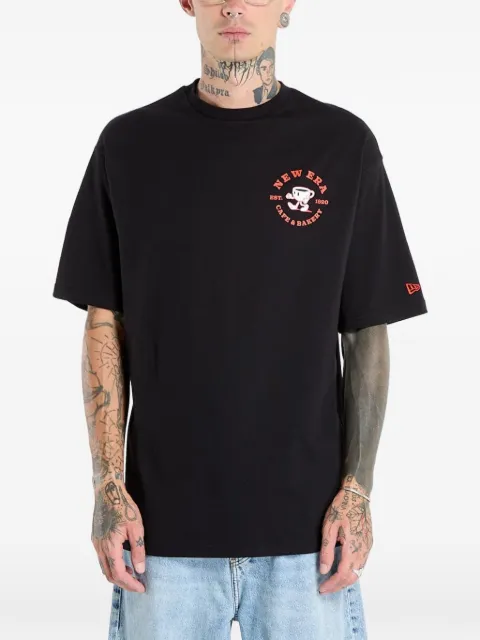 NEW ERA CAP graphic-print T-shirt Black 60684396