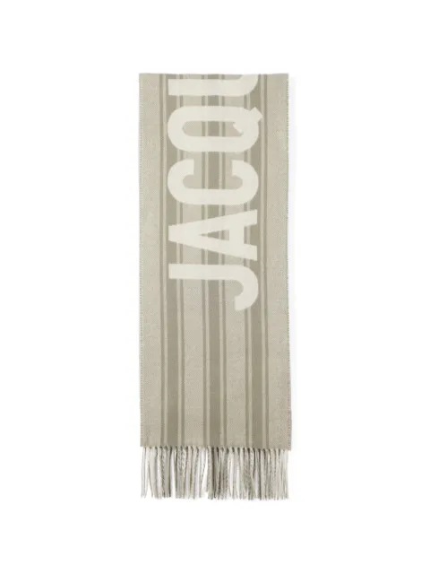 Jacquemus The Jacquemus scarf Grey ACU00435AOT4001