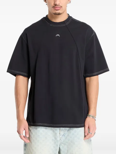 A-COLD-WALL* Millbank topstitch T-shirt Black ACWMTS230
