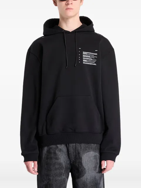 HELIOT EMIL Photon hoodie Black AW25M08087BLK01