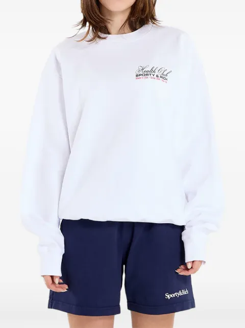 Sporty & Rich crew neck sweater White ST071602015WH01