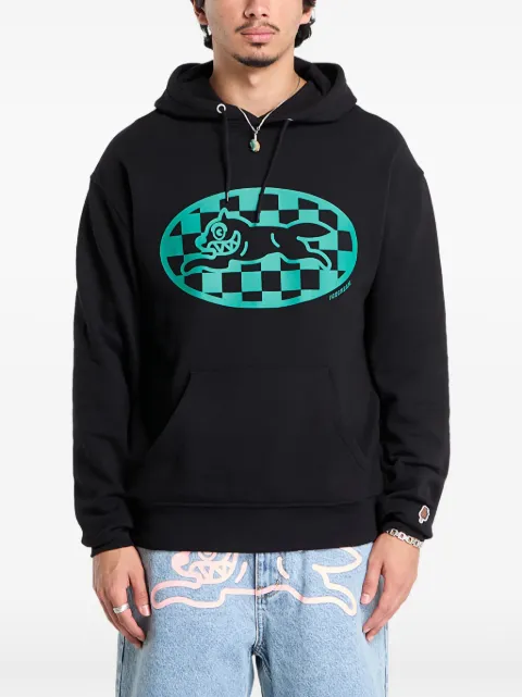 ICECREAM cotton hoodie Black IC25378BLACK
