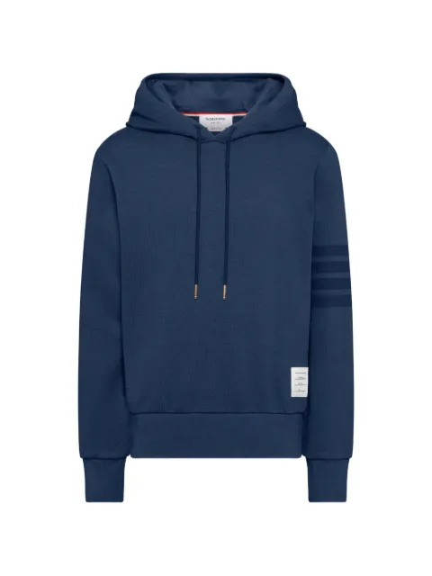 Thom Browne loopback 4-bar hoodie Blue MJT556AJ0007