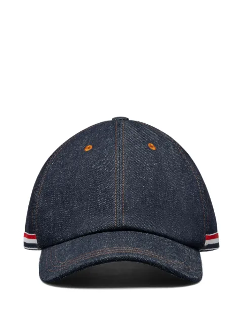 Thom Browne selvedge denim baseball cap Blue MHC328SF1101