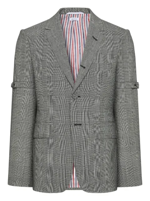 Thom Browne Prince of Wales-patterned blazer Grey MJC001OF1084
