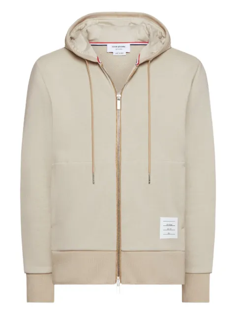 Thom Browne 4-Bar stripe hoodie Neutrals MJT517A03037
