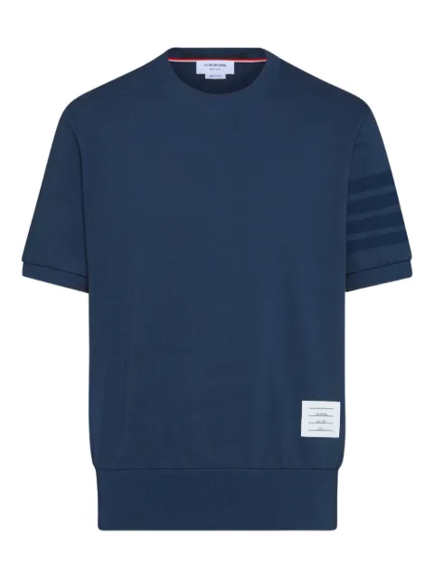 Thom Browne 4-Bar crew-neck T-shirt Blue MJS303AJ0253