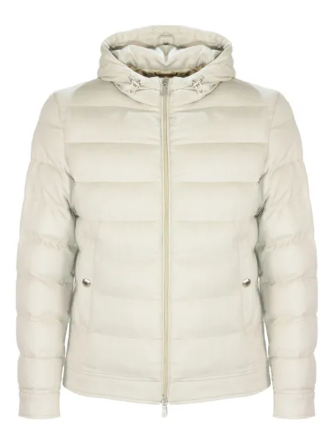 Eleventy welt-pockets padded jacket Neutrals L75GBTL16TES0H09807