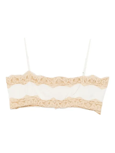 BODE Trousseau lace bra Neutrals WRF25UP004