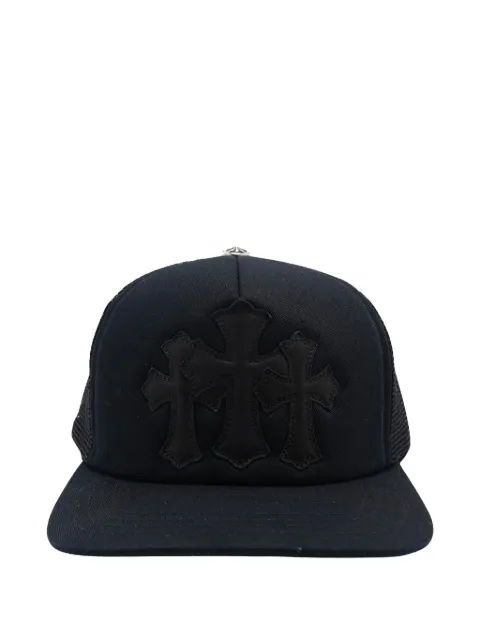 Chrome Hearts cross-patch baseball hat Black CHRM0341