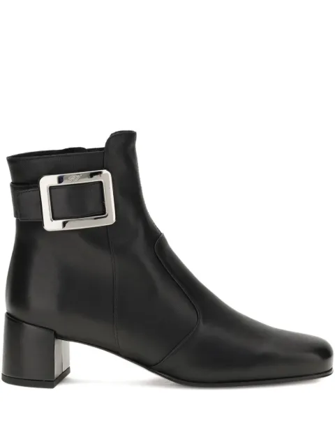 Roger Vivier 45mm Très Vivier Polly buckle ankle-boots Black RVW7514366091T