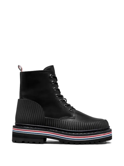 Thom Browne lace-up ankle boots Black FFB253H05584