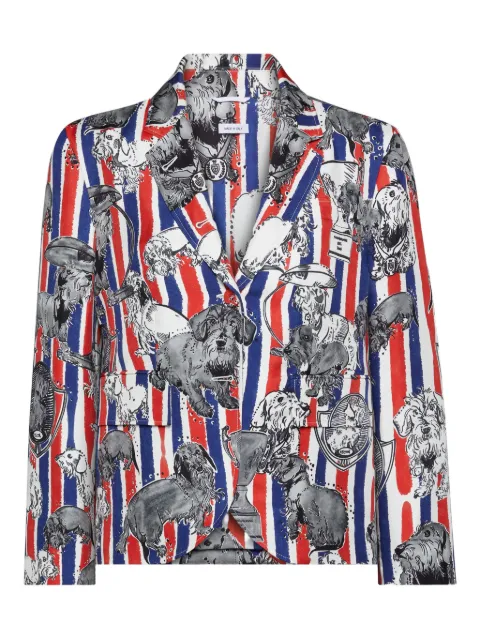 Thom Browne striped toile jacket White FBC812AF1120