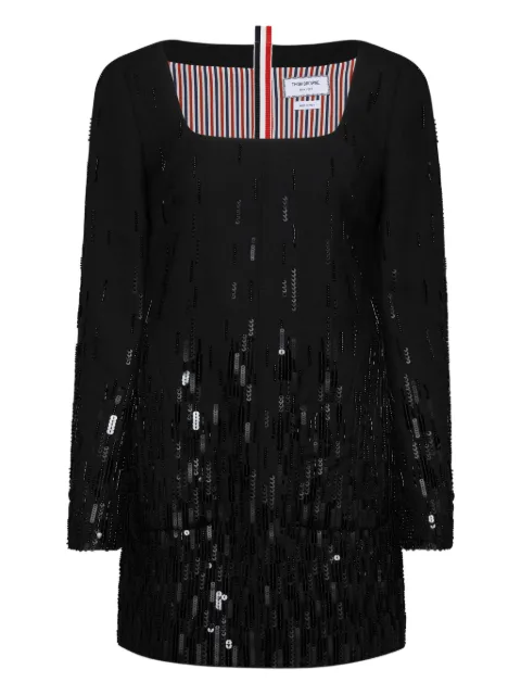 Thom Browne sequinned mini dress Black FDSF36EE1476