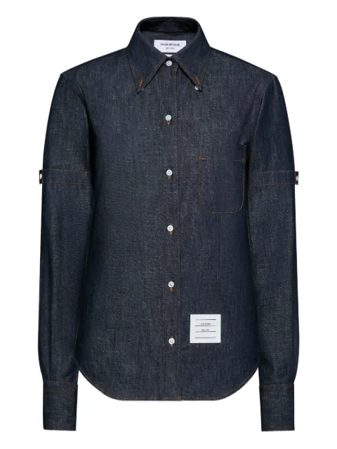 Thom Browne Armband denim shirt Blue FLL203OF1105