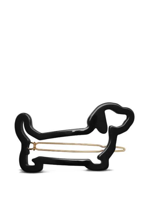 Thom Browne acetate Hector hair clip Black FHA013AG0002