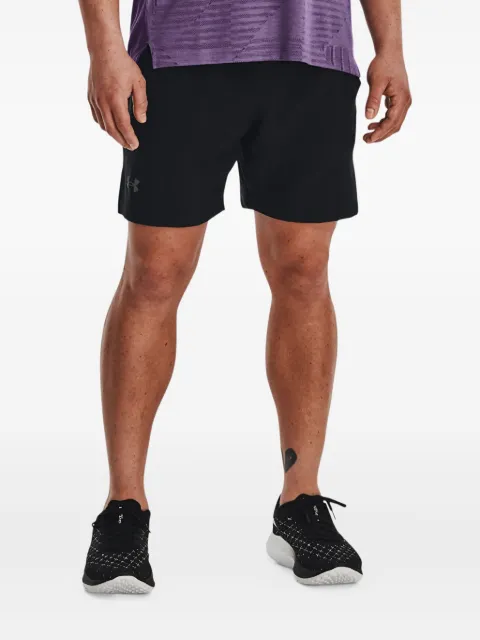 Under Armour Launch Elite logo-print shorts Black 1376831001