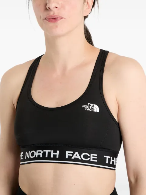 The North Face logo-detail sport bras Black NF0A5II4JK31