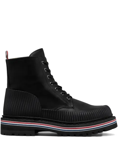 Thom Browne vitello calf hiking sole all terrain boots Black MFB253H05584