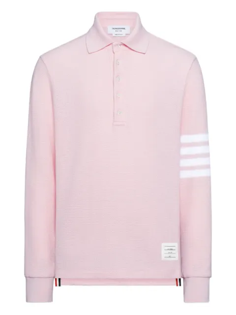 Thom Browne pique polo shirt Pink MJP234AJ0248