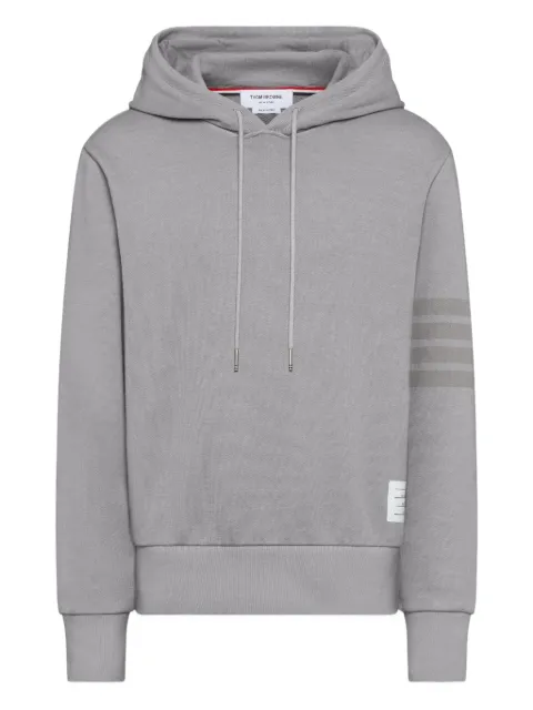 Thom Browne loopback four-bar hoodie Grey MJT556AJ0007