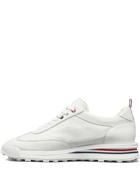 Thom Browne soft nappa RWB tech runner sneakers White MFE018BL0064