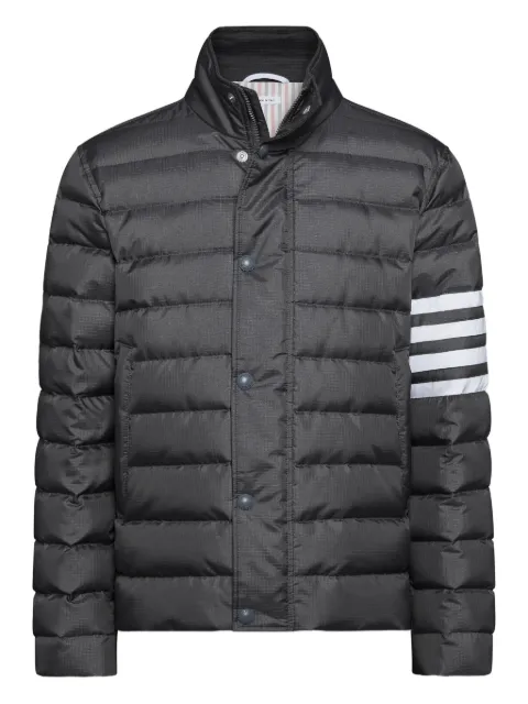 Thom Browne four-bar stip-detail jacket Grey MJD136XF1095