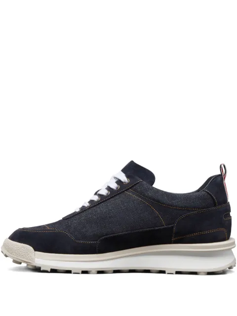 Thom Browne selvedge denim Tech Runner Alumni sneakers Blue MFD271BF1101