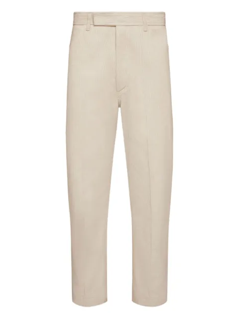 Thom Browne corduroy-texture tapered chino trousers Neutrals MTU334SF0920