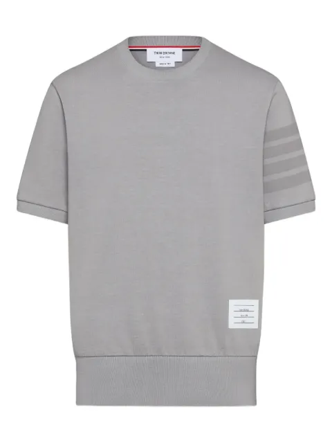 Thom Browne 4-Bar cotton T-shirt Grey MJS303AJ0253