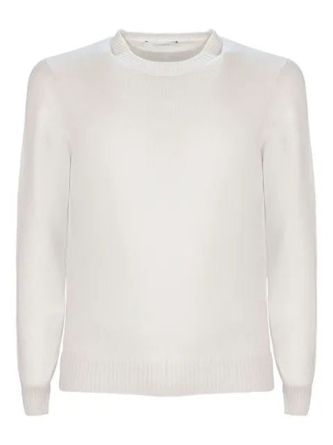 Cruciani crew-neck cashmere sweater White UC5200110A58GC0121588