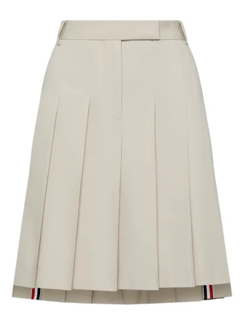 Thom Browne pleated mini skirt Neutrals FGCA40UF1063
