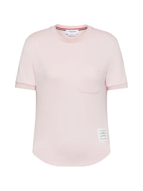 Thom Browne Milano pocket T-shirt Pink FJS223AJ0055
