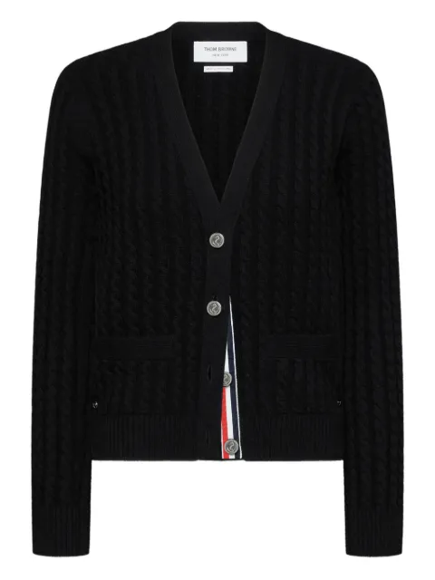 Thom Browne cable-knit cardigan Black FKC671AY2001