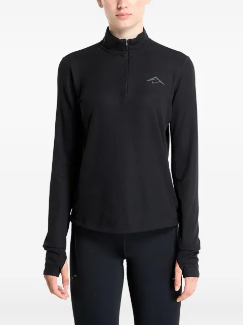 Nike quarter-zip thumb-hole sweatshirt Black HJ2248010