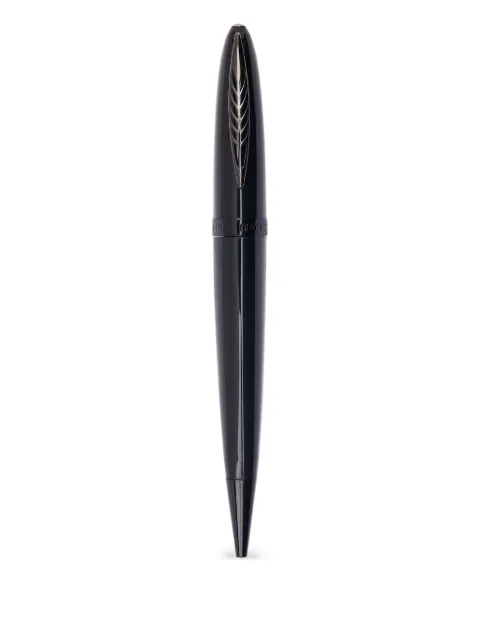 Pineider Tempi Moderni engraved rollerball pen (15cm X 1.52cm) Black PP6003