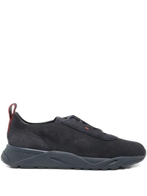 Santoni suede sneakers Blue MBIM22032NOTTEATU60