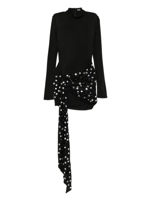 David Koma knot embellished dress Black AW25DK34D