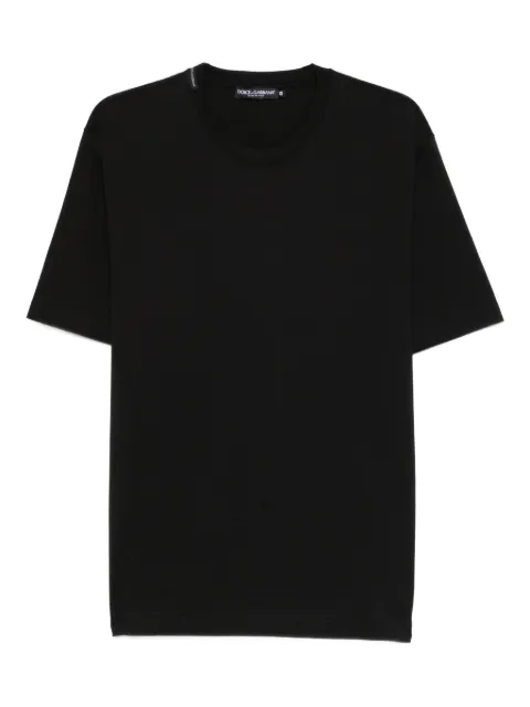 Dolce & Gabbana crewneck t-shirt Black G8PN9THU7SD