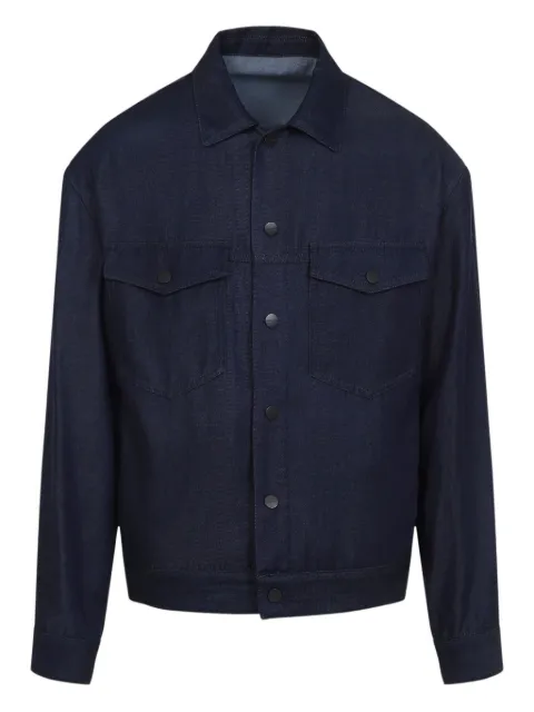 Giorgio Armani buttoned pocket jacket Blue GM000290AF19299