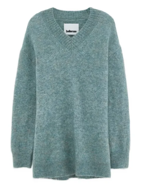 Bellerose Auris V-neck sweater Blue BW252907K1643C