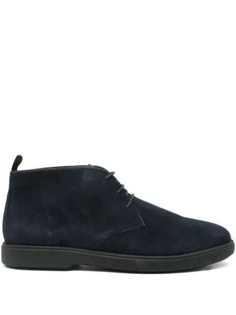 Geox lace-up leather desert boots Blue U56LAD00022C4002