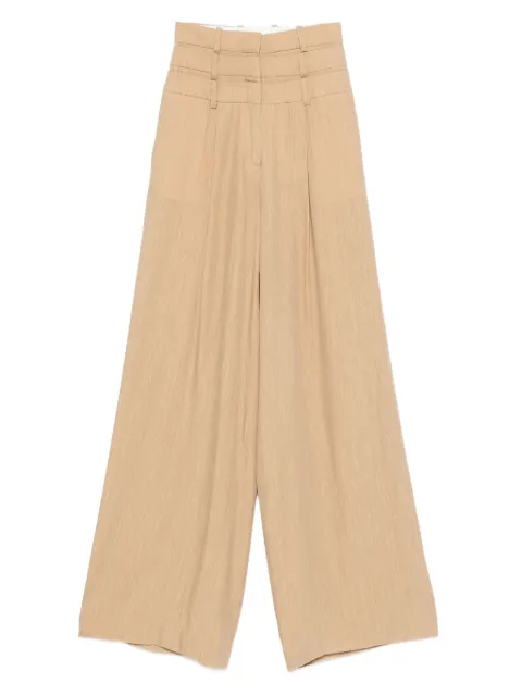 Viktor & Rolf layered trousers Neutrals WB0410036226