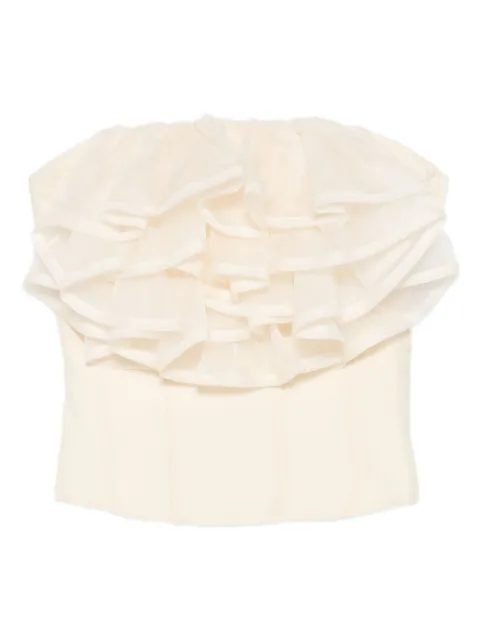 Viktor & Rolf ruffled top Neutrals WT0290045226